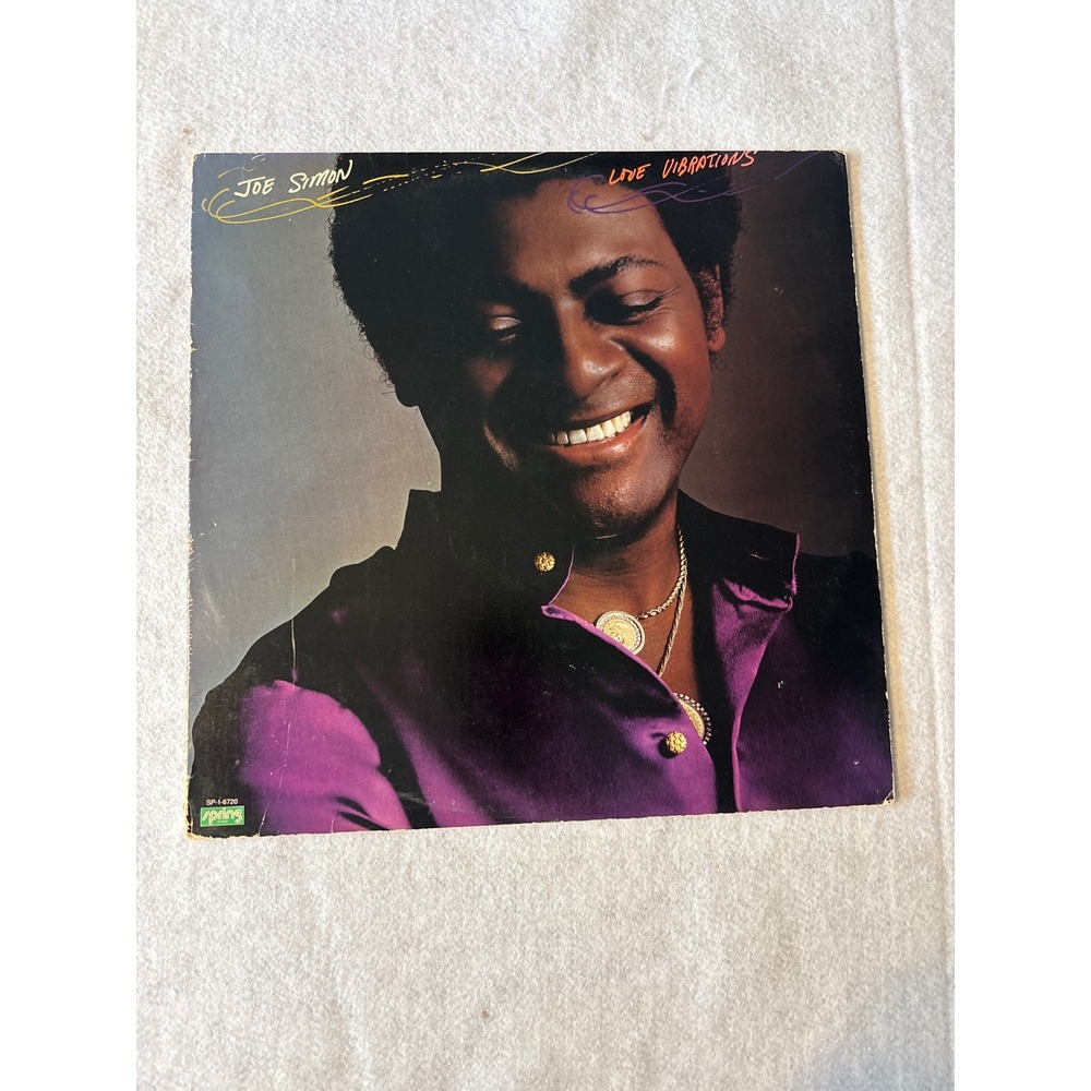 Joe Simon Love Vibrations Vinyl LP 12" Black‎ 1978 Good Soul R&B SP-1-6720